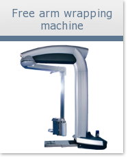 Free arm wrapping machines
